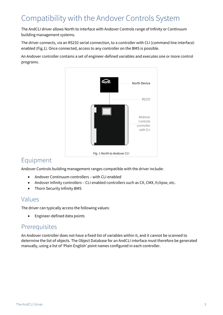 Preview thumbnail of page 3 of the AndCLI Driver Manual PDF document.